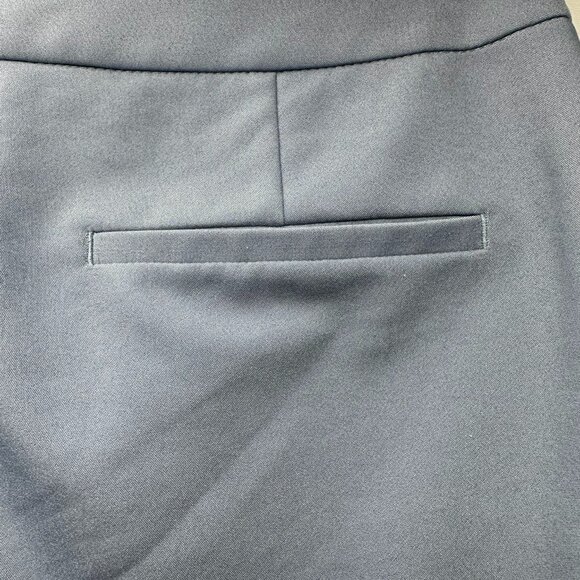Express Dress Pants Women Size 6 Columnist Barely Boot Mid Rise Stretch Sky Blue - Picture 4 of 11